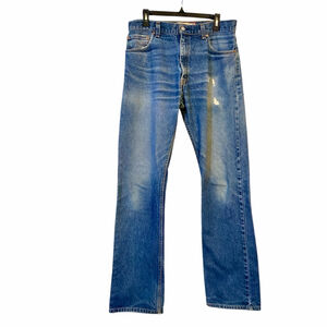 Levi's Men's 517 Boot Cut Blue Denim Jeans - 34x36 b8